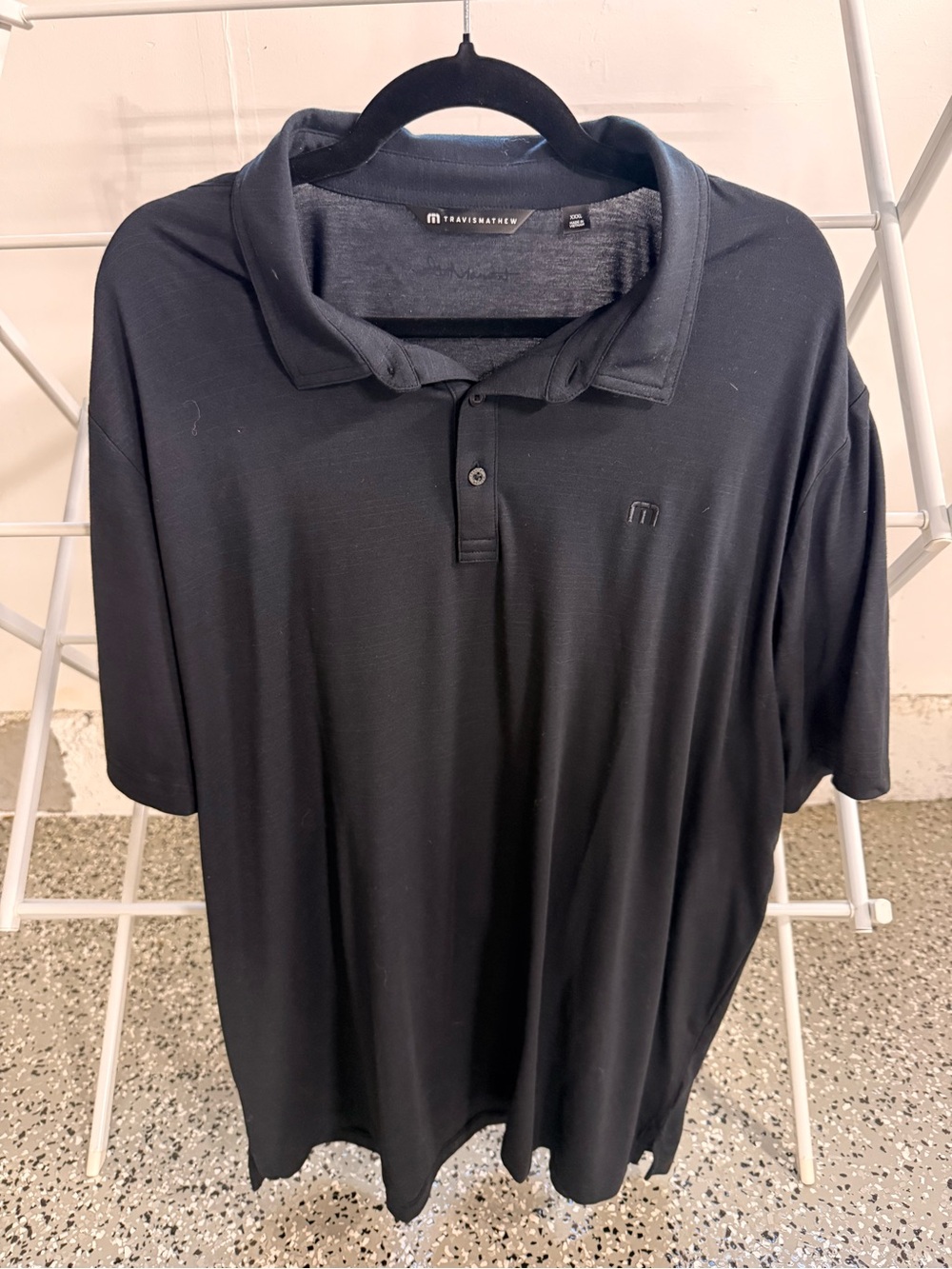 TravisMathew Men’s Dark Blue Polo Shirt